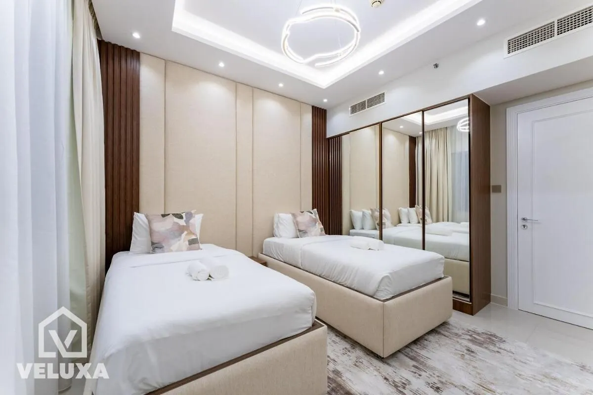 Veluxa-Luxe 2Bed 2 Min Walk To Dubai Mall Apartament